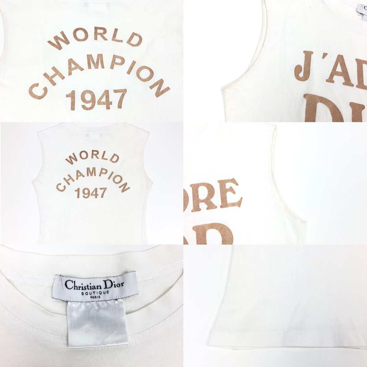 CHRISTIAN DIOR ‘J’ADORE DIOR’ TOP