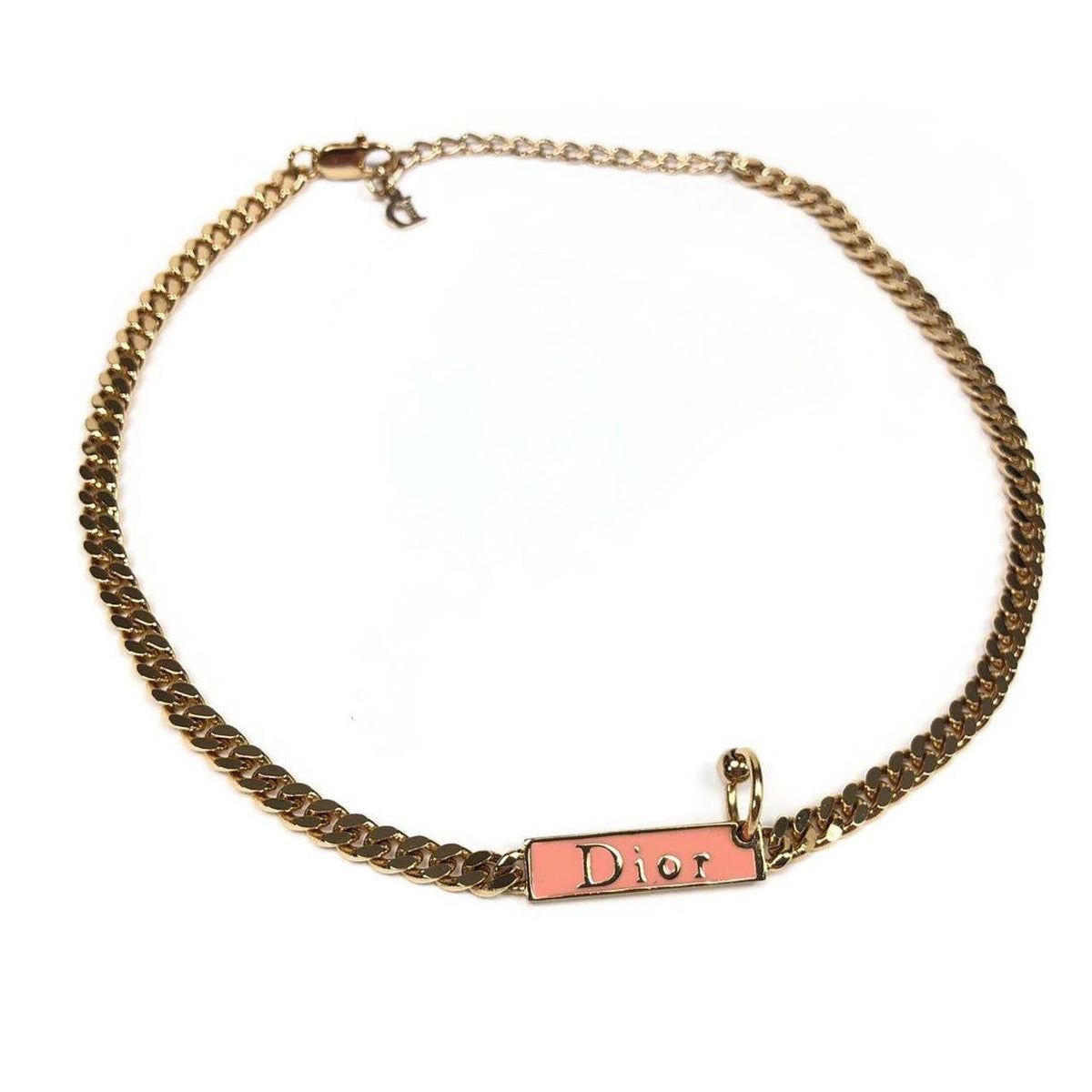 CHRISTIAN DIOR PIERCING CHOKER NECKLACE