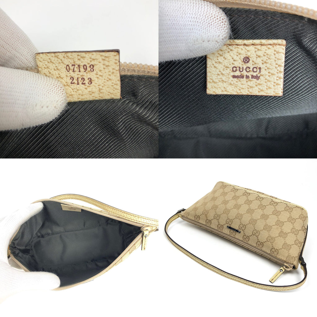 GUCCI MONOGRAM SHOULDER BAG