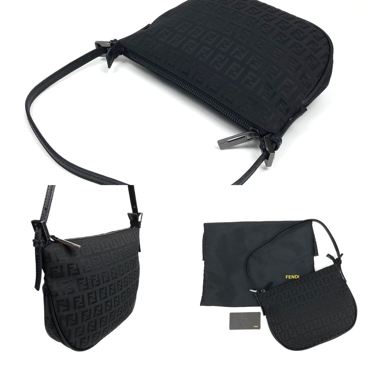 FENDI ZUCCA SHOULDER BAG