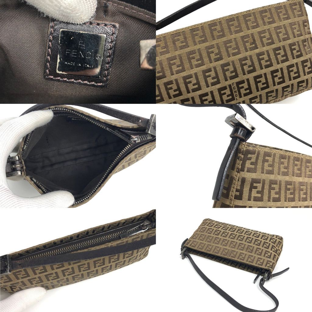 FENDI ZUCCA SHOULDER BAG