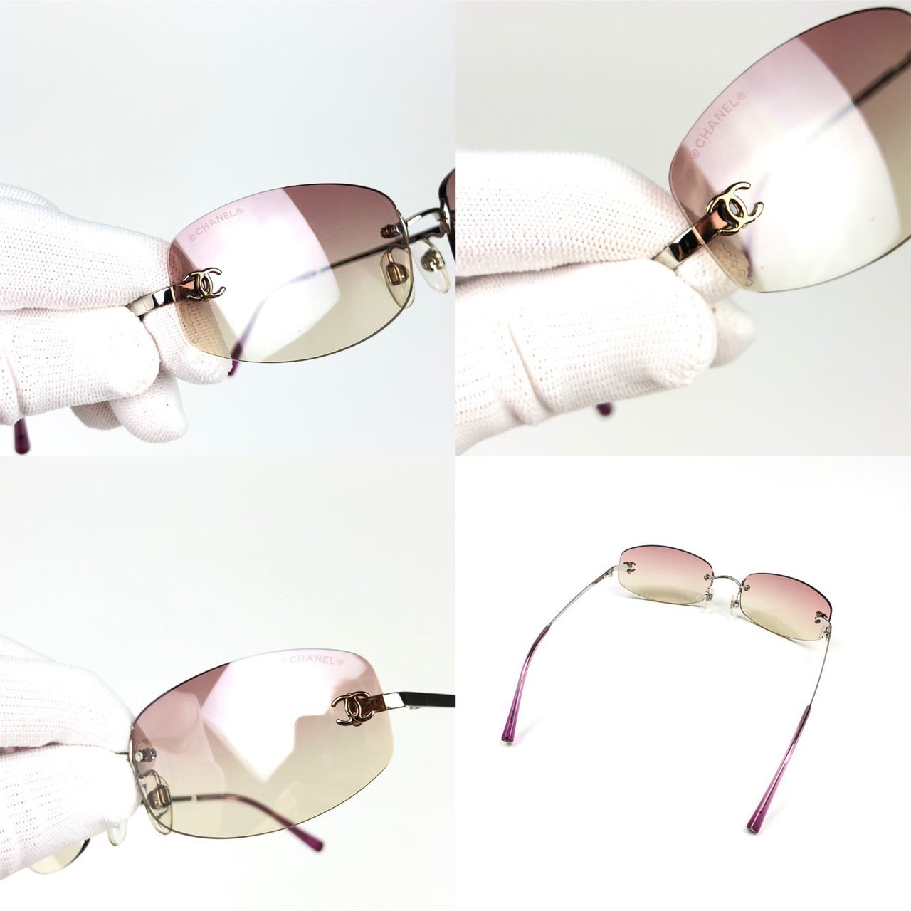 CHANEL RIMLESS SUNGLASSES
