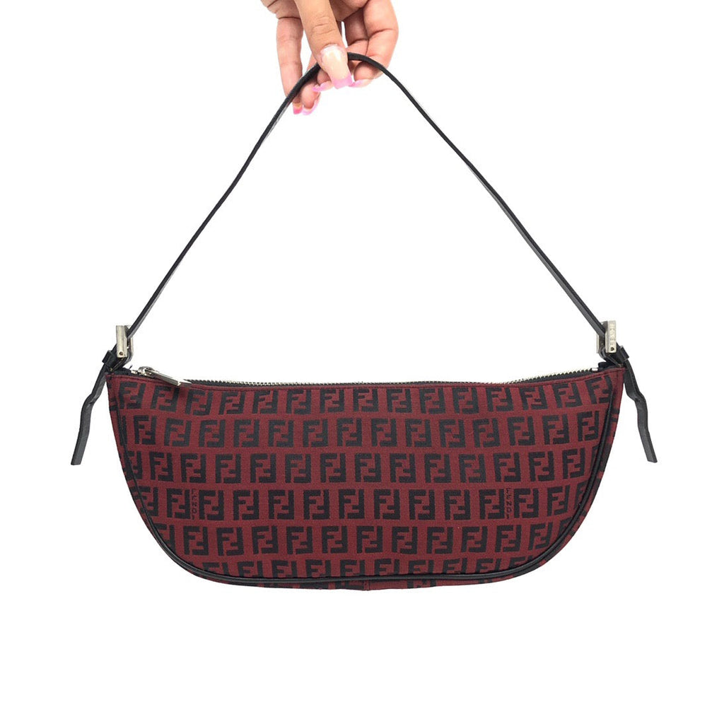 FENDI ZUCCA SHOULDER BAG