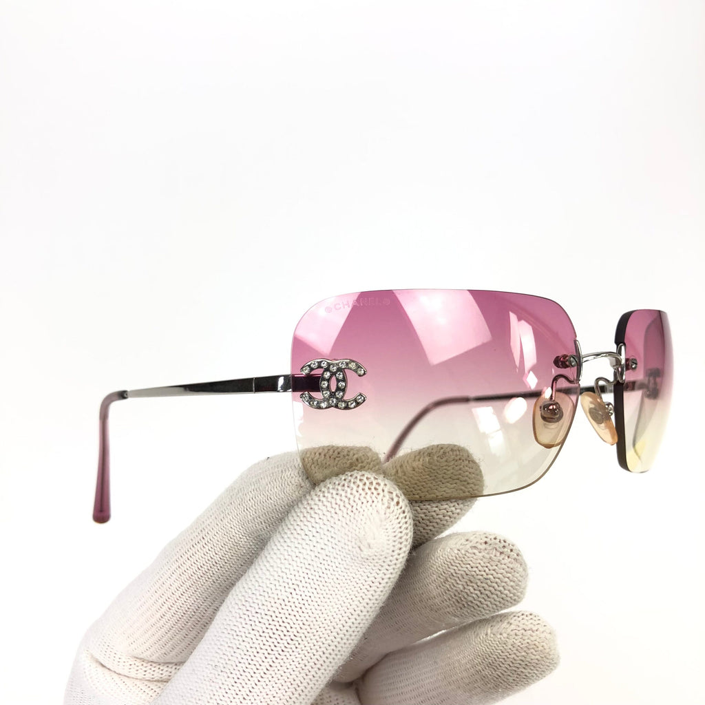 CHANEL RIMLESS SUNGLASSES