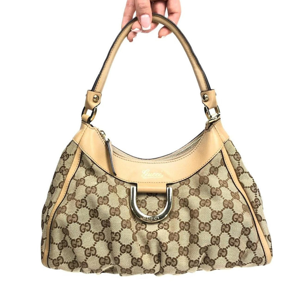 GUCCI MONOGRAM SHOULDER BAG