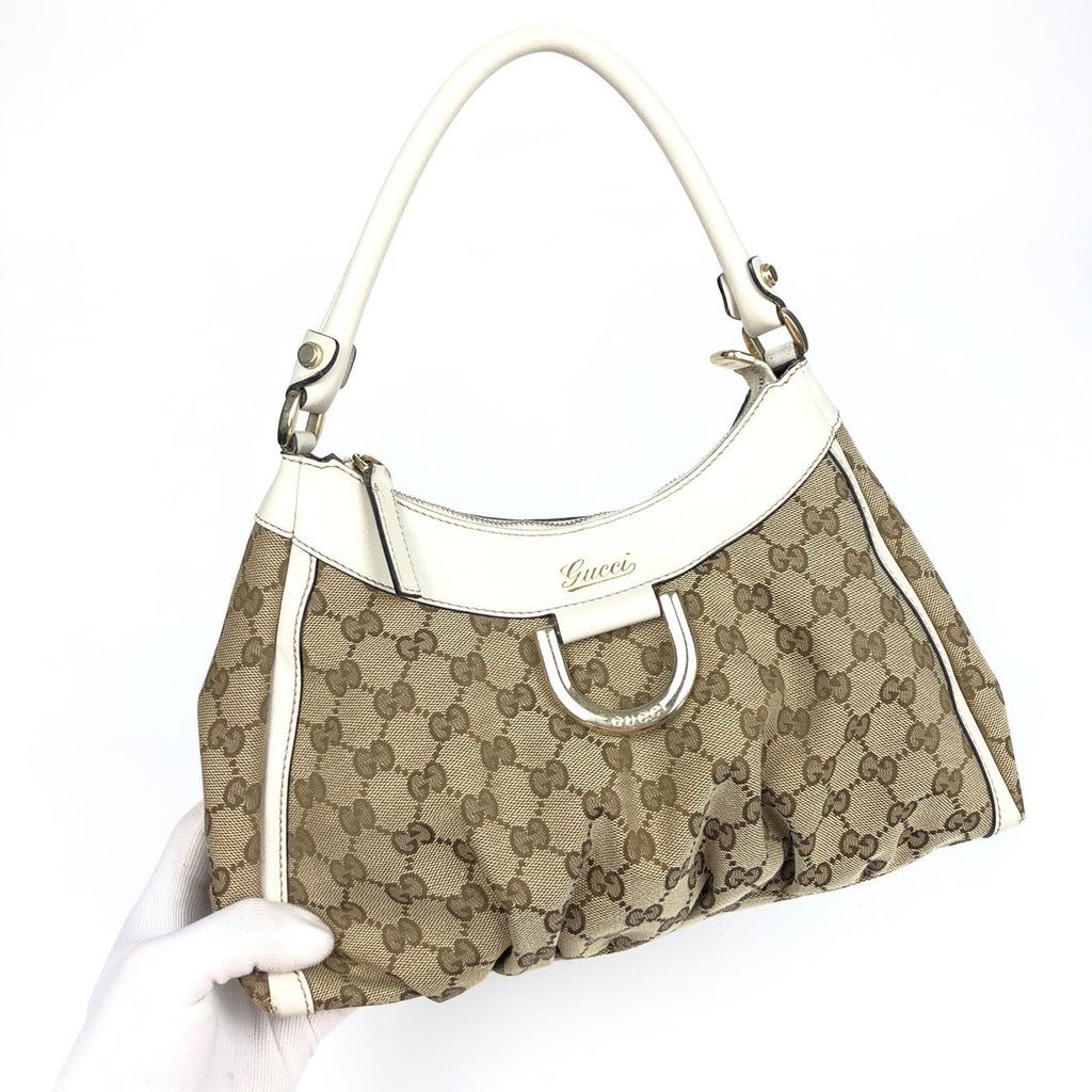 GUCCI MONOGRAM SHOULDER BAG