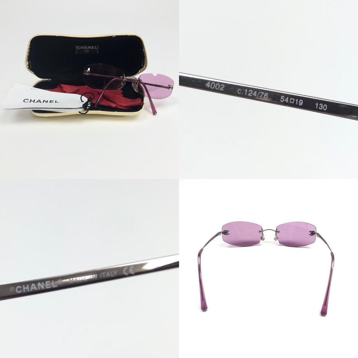 CHANEL RIMLESS SUNGLASSES