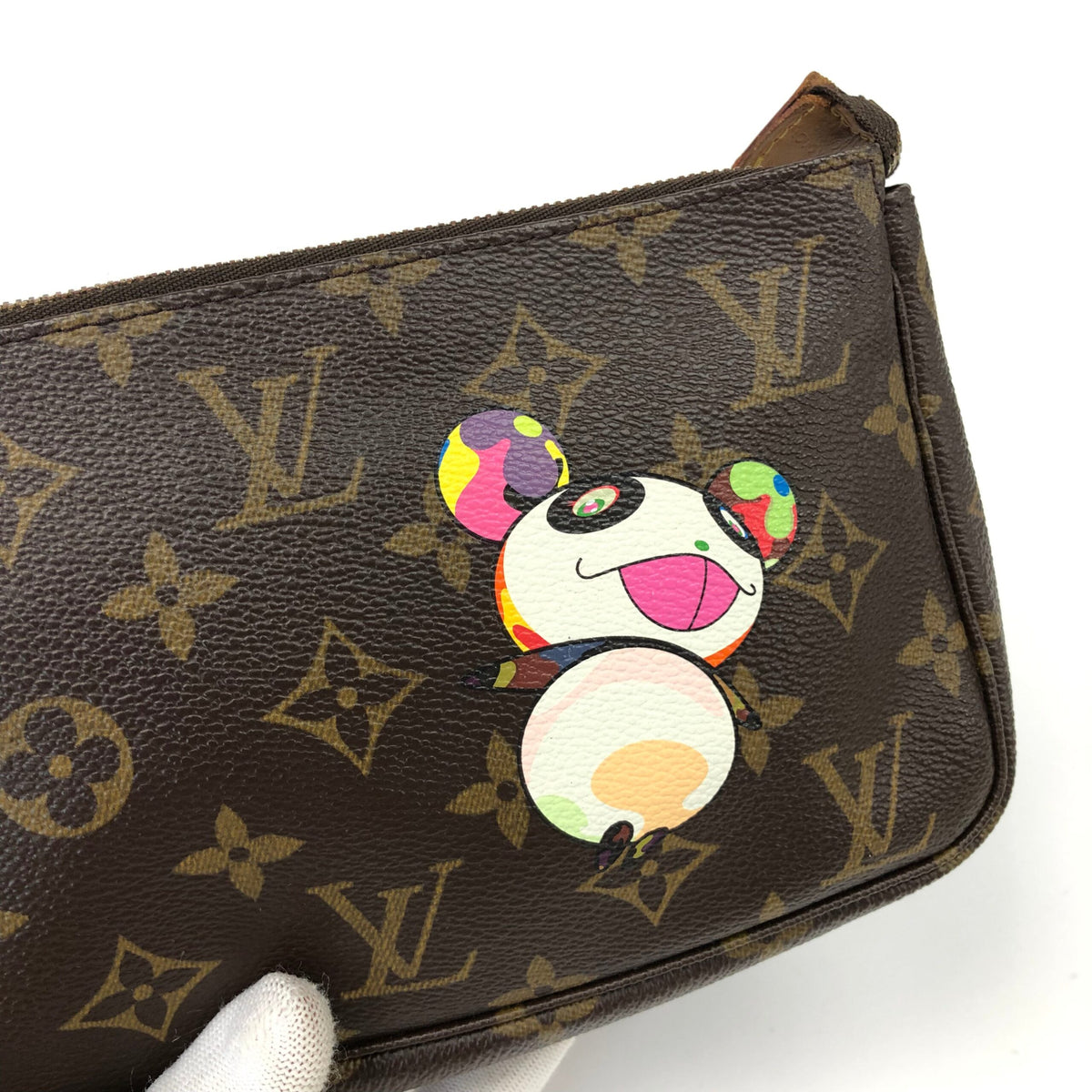 LOUIS VUITTON TAKASHI MURAKAMI PANDA POCHETTE BAG