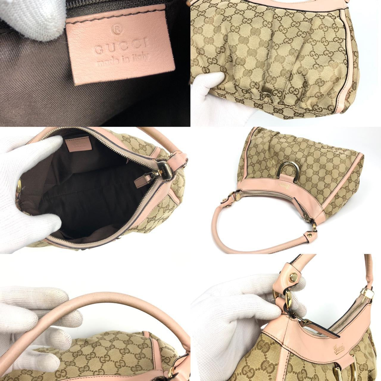 GUCCI MONOGRAM SHOULDER BAG