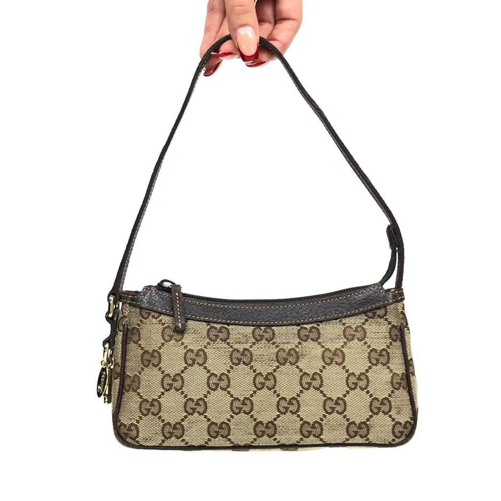 GUCCI MONOGRAM SHOULDER BAG