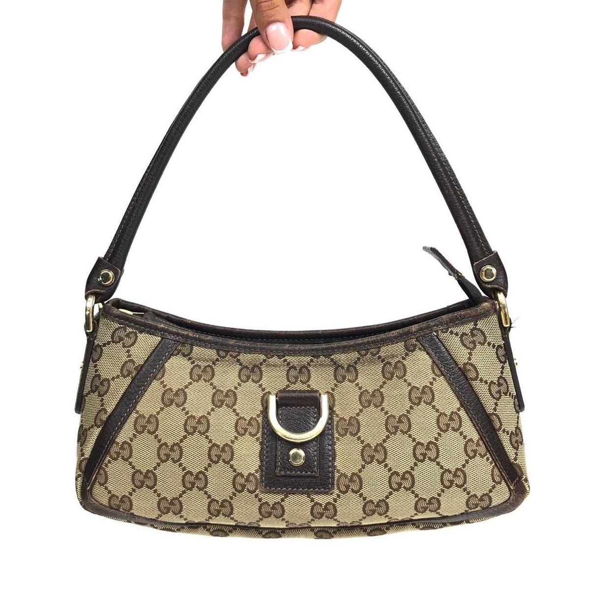 GUCCI MONOGRAM SHOULDER BAG