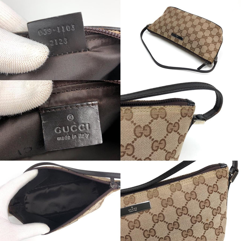GUCCI MONOGRAM SHOULDER BAG