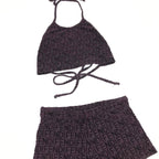 FENDI HALTER TOP AND SHORTS