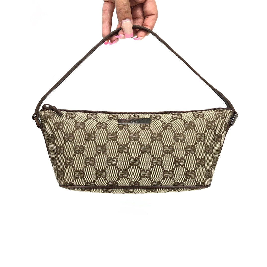 GUCCI MONOGRAM SHOULDER BAG