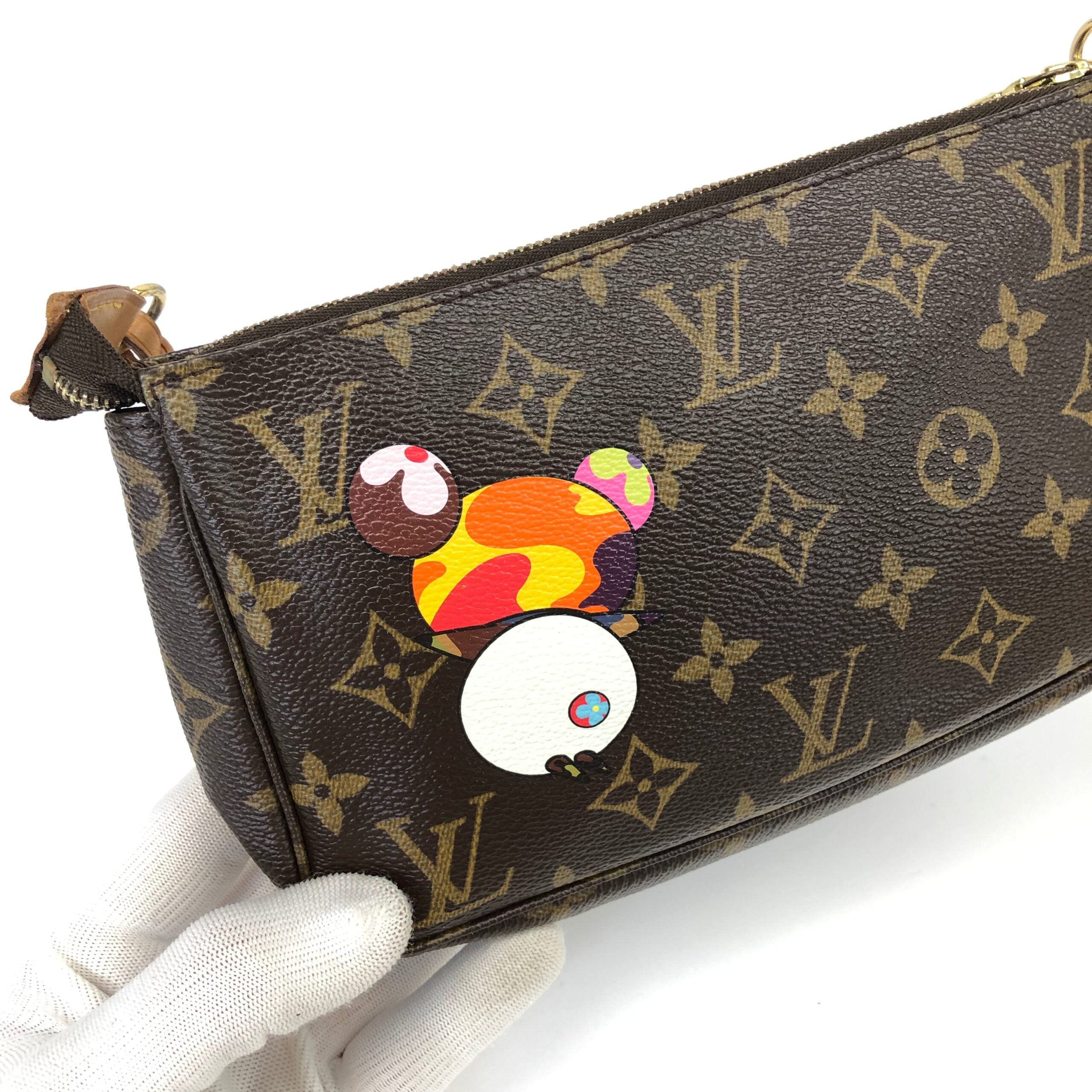 LOUIS VUITTON TAKASHI MURAKAMI PANDA POCHETTE BAG