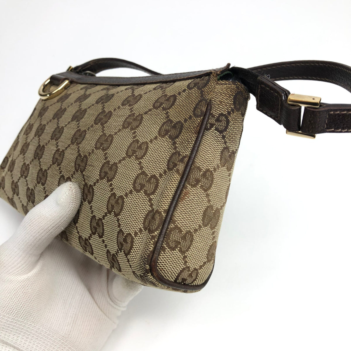 GUCCI MONOGRAM SHOULDER BAG