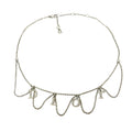 CHRISTIAN DIOR JEWELLED SPELL-OUT NECKLACE