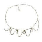 CHRISTIAN DIOR JEWELLED SPELL-OUT NECKLACE