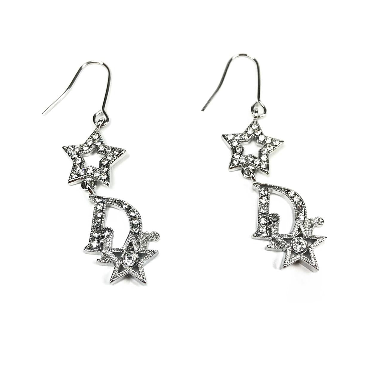 CHRISTIAN DIOR MONOGRAM EARRINGS