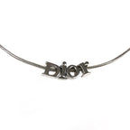 CHRISTIAN DIOR SPELL-OUT NECKLACE