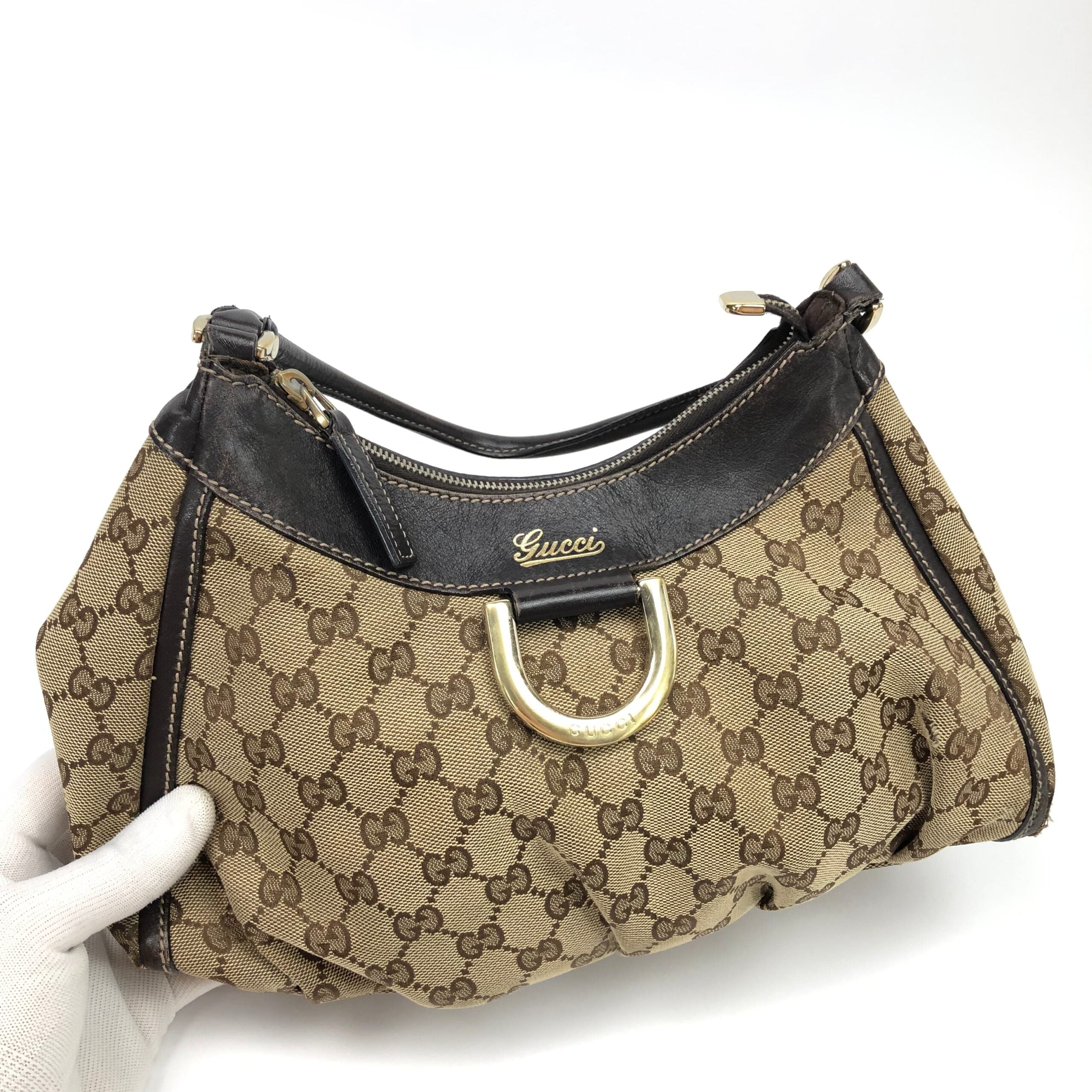 GUCCI MONOGRAM ABBEY SHOULDER BAG