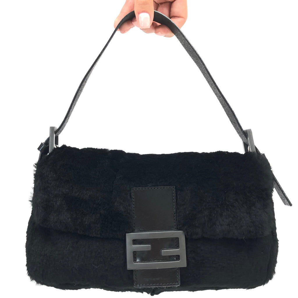 FENDI MINK FUR BAGUETTE BAG