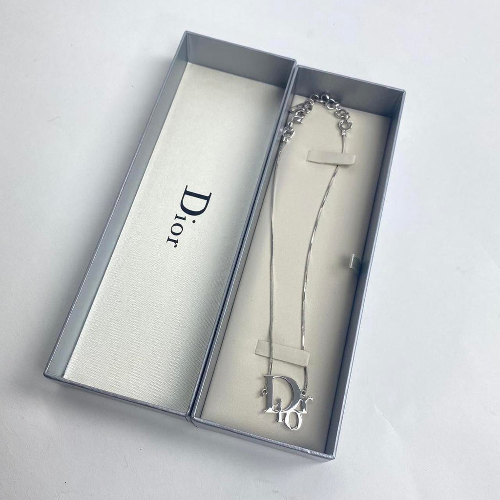 CHRISTIAN DIOR MONOGRAM NECKLACE