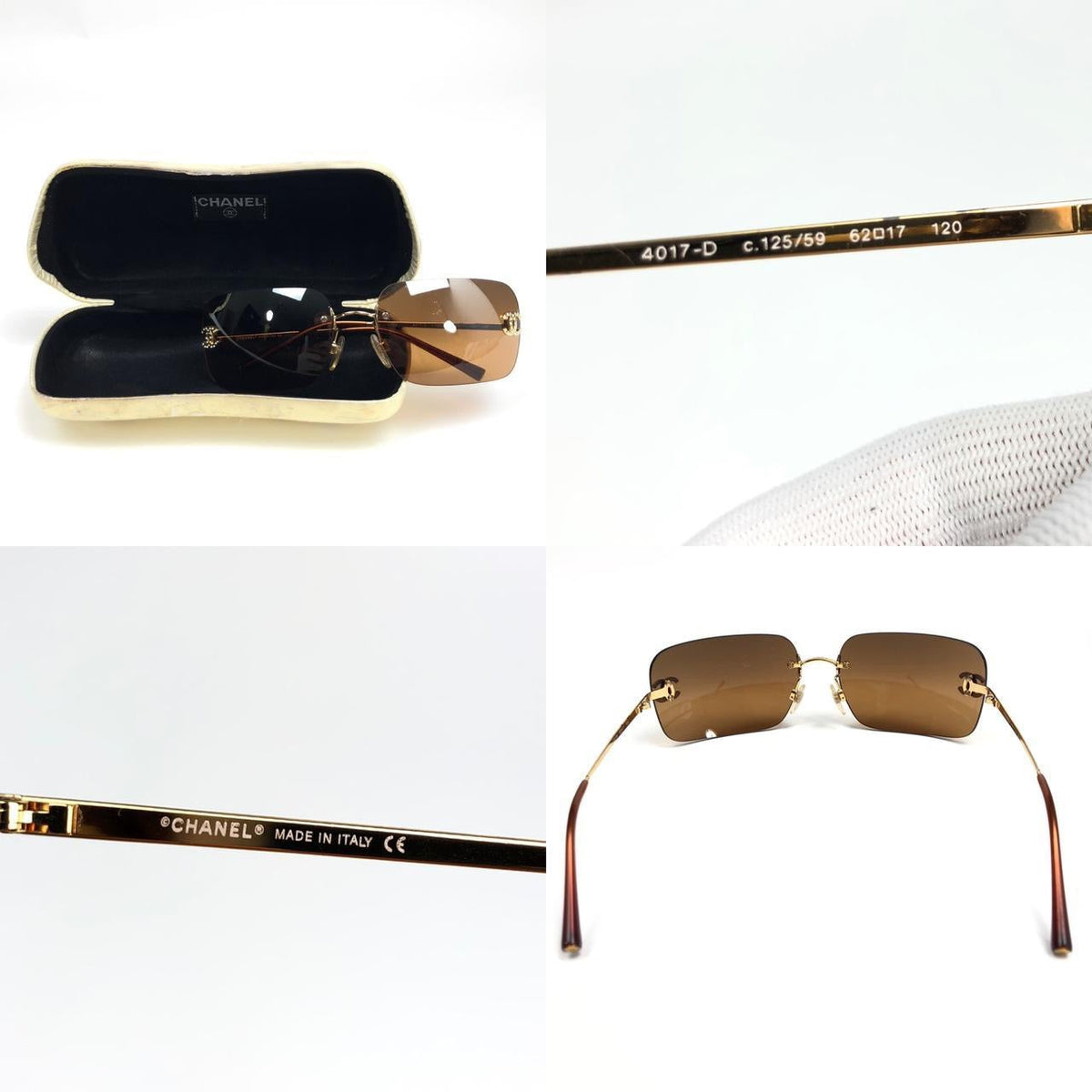 CHANEL RIMLESS SUNGLASSES