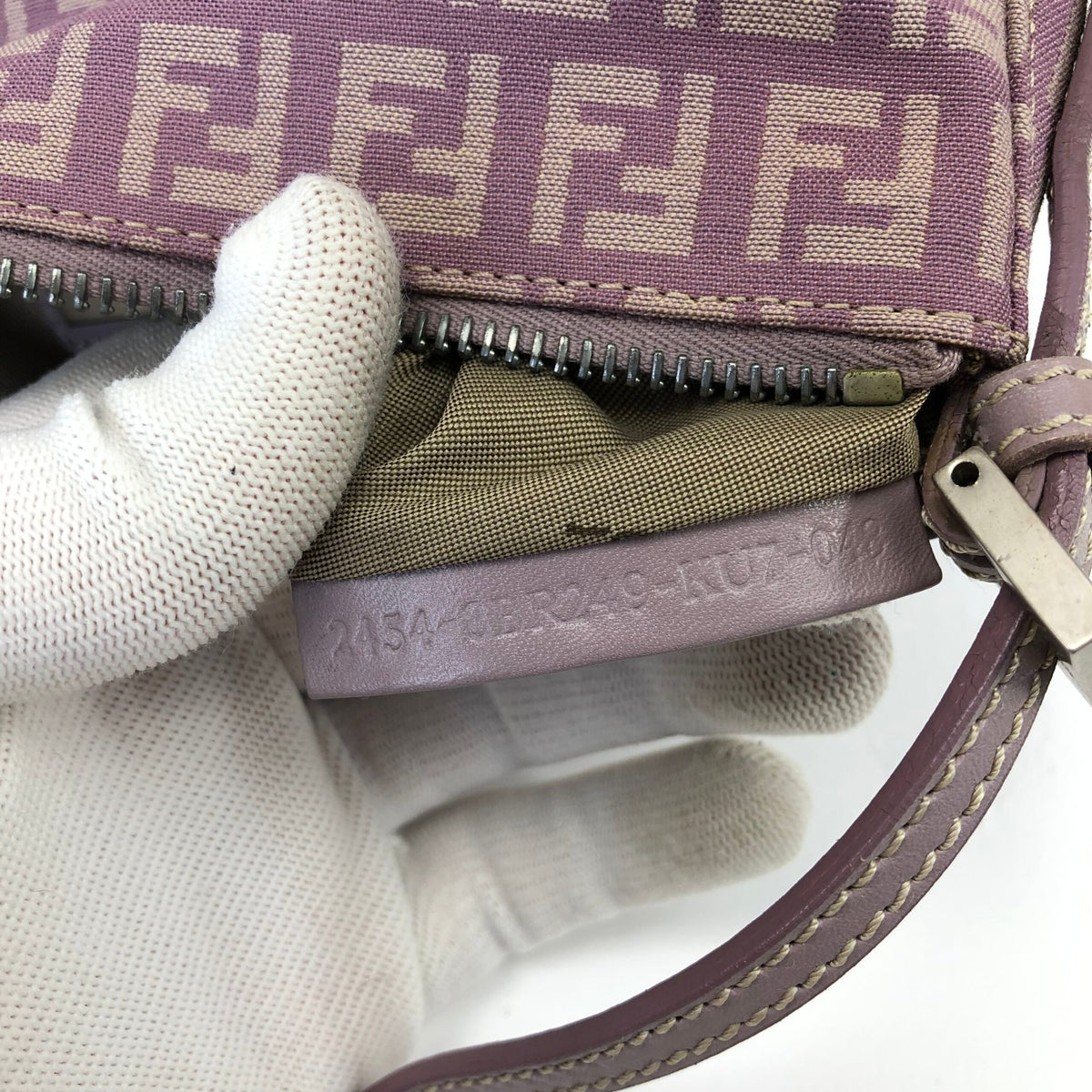 FENDI ZUCCA SHOULDER BAG
