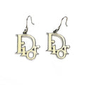 CHRISTIAN DIOR MONOGRAM EARRINGS