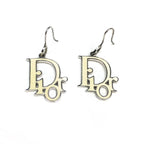 CHRISTIAN DIOR MONOGRAM EARRINGS