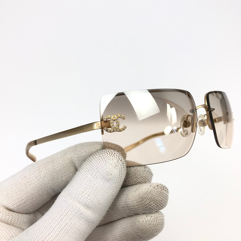 CHANEL RIMLESS SUNGLASSES