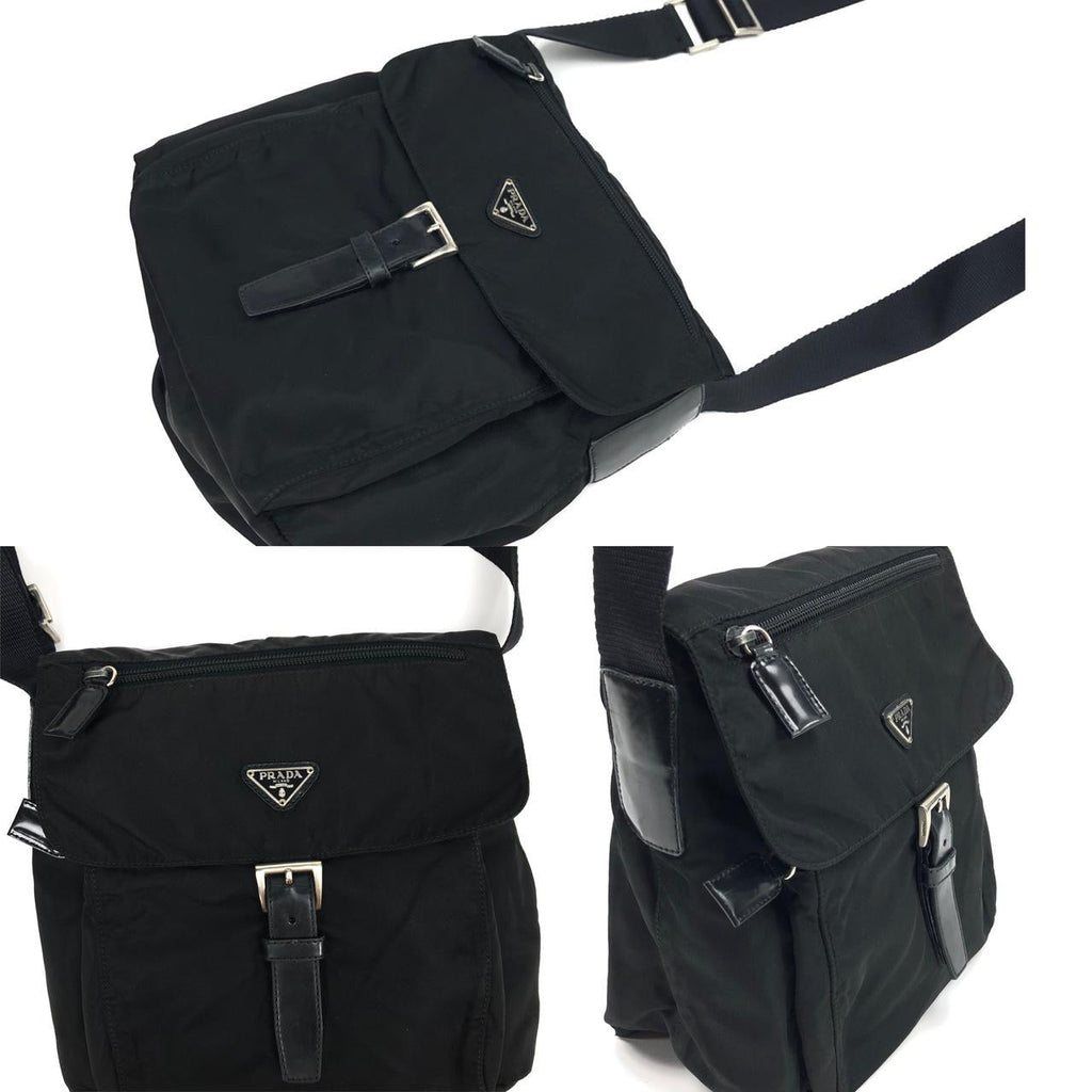 PRADA NYLON BUCKLE CROSSBODY BAG