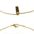CHRISTIAN DIOR TAG NECKLACE