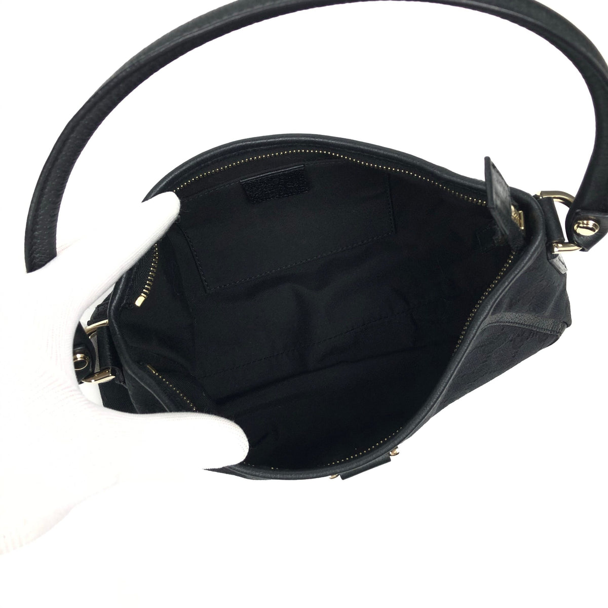 GUCCI MONOGRAM SHOULDER BAG