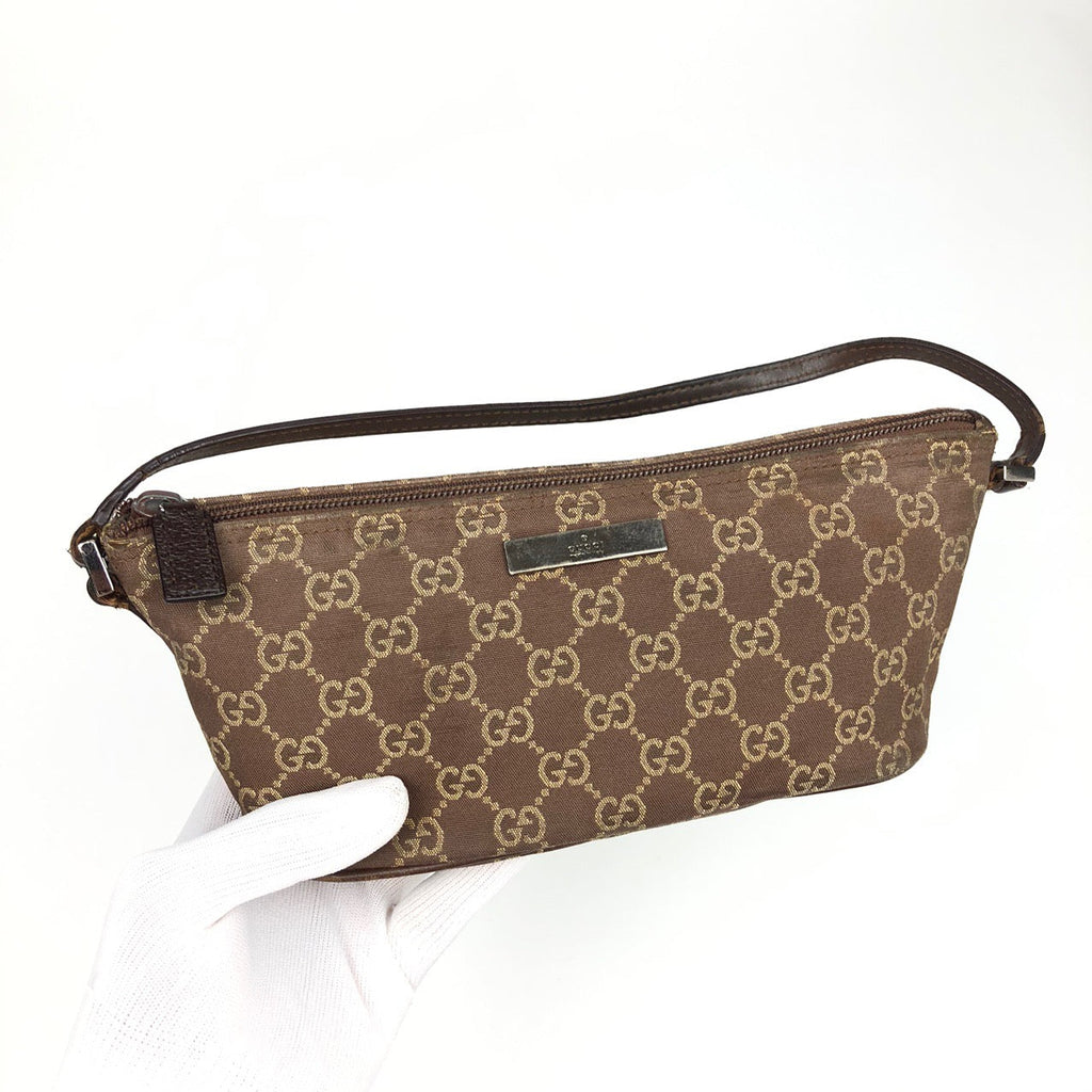 GUCCI MONOGRAM SHOULDER BAG