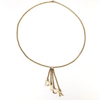 CHRISTIAN DIOR SPELL-OUT NECKLACE