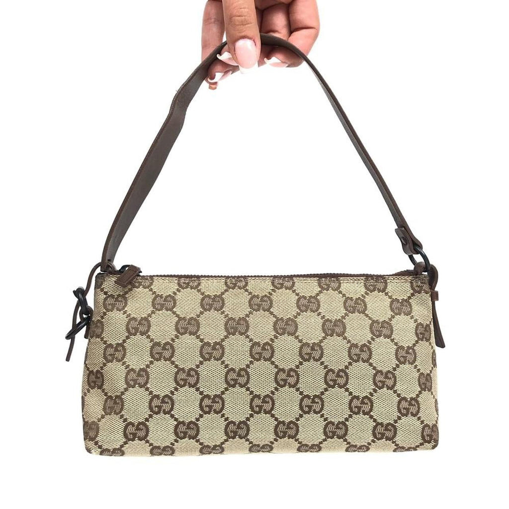 GUCCI MONOGRAM SHOULDER BAG