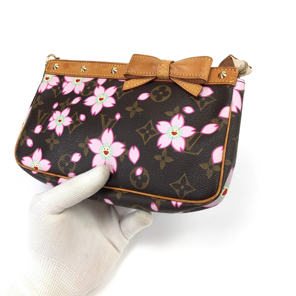 LOUIS VUITTON TAKASHI MURAKAMI FLOWER POCHETTE BAG
