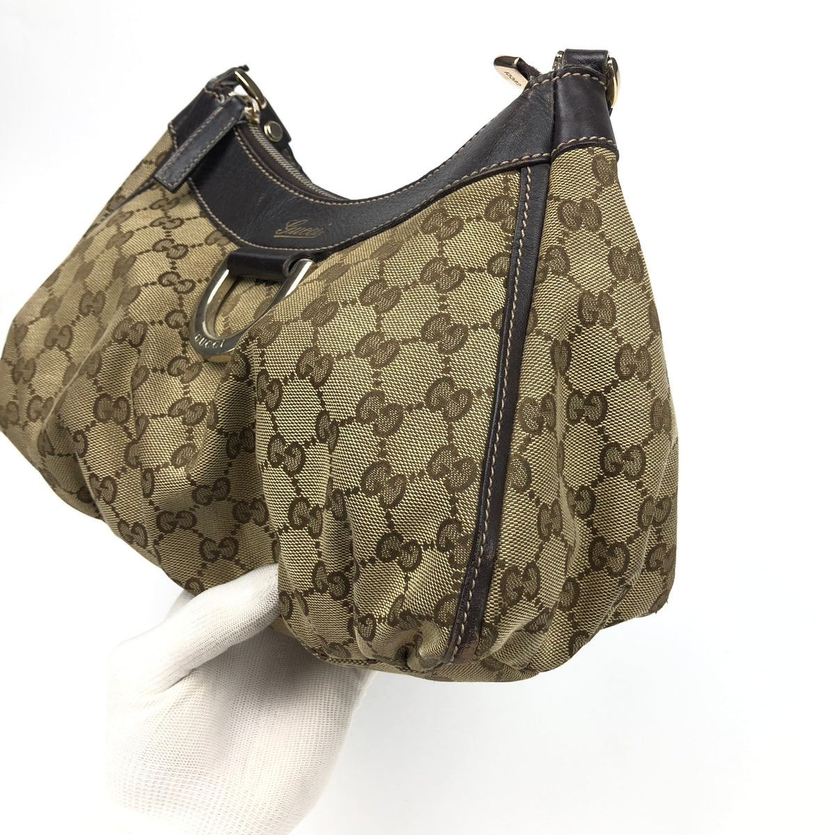 GUCCI MONOGRAM SHOULDER BAG