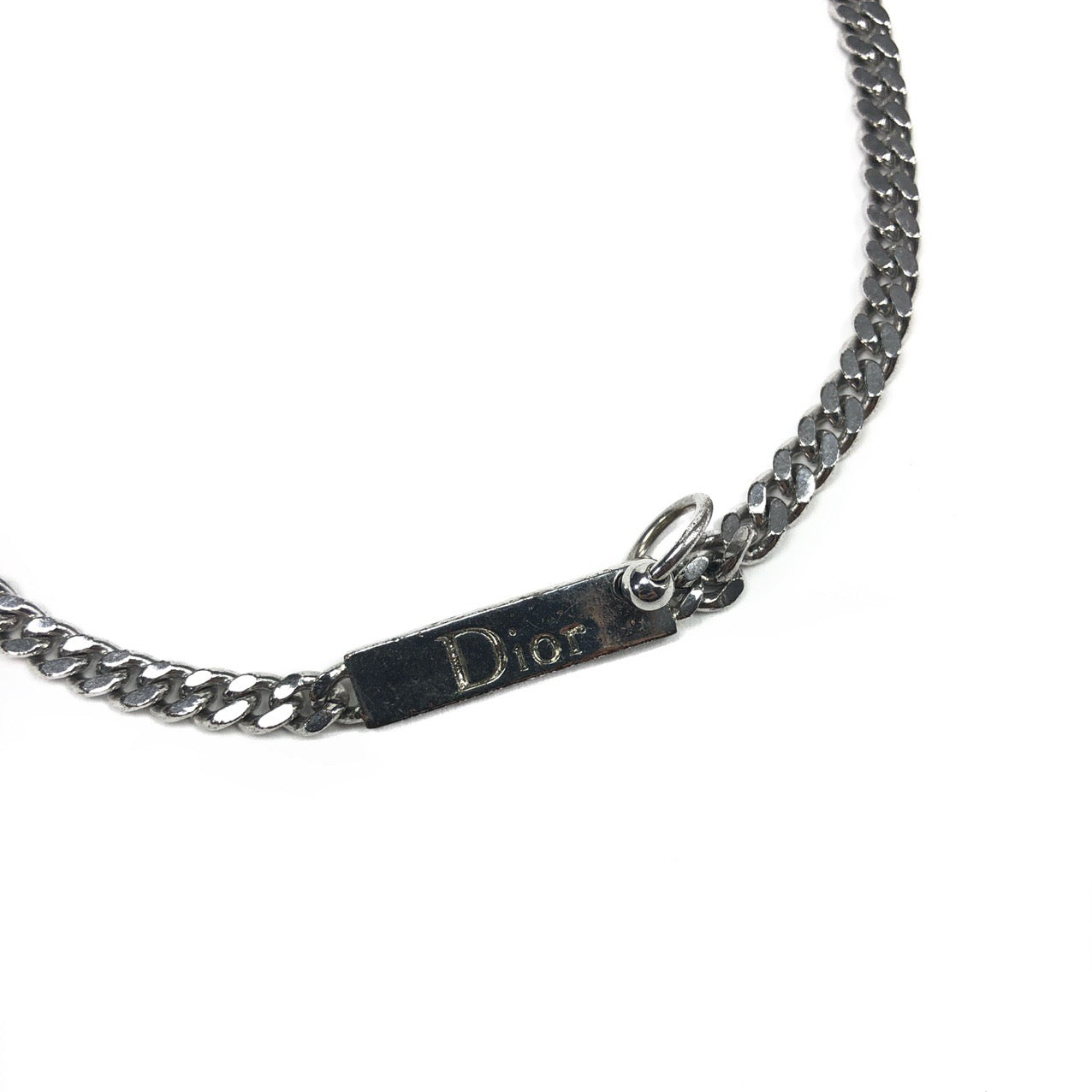 CHRISTIAN DIOR PIERCING CHOKER NECKLACE