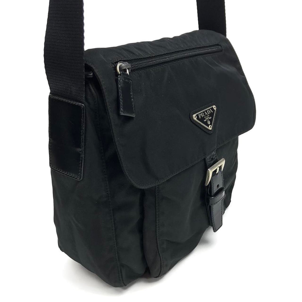 PRADA NYLON BUCKLE CROSSBODY BAG