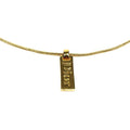 CHRISTIAN DIOR TAG NECKLACE