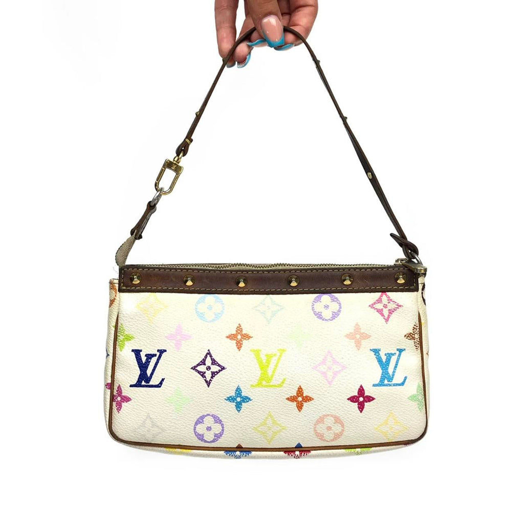 LOUIS VUITTON MULTI-COLOUR TEKASHI MURAKAMI POCHETTE BAG