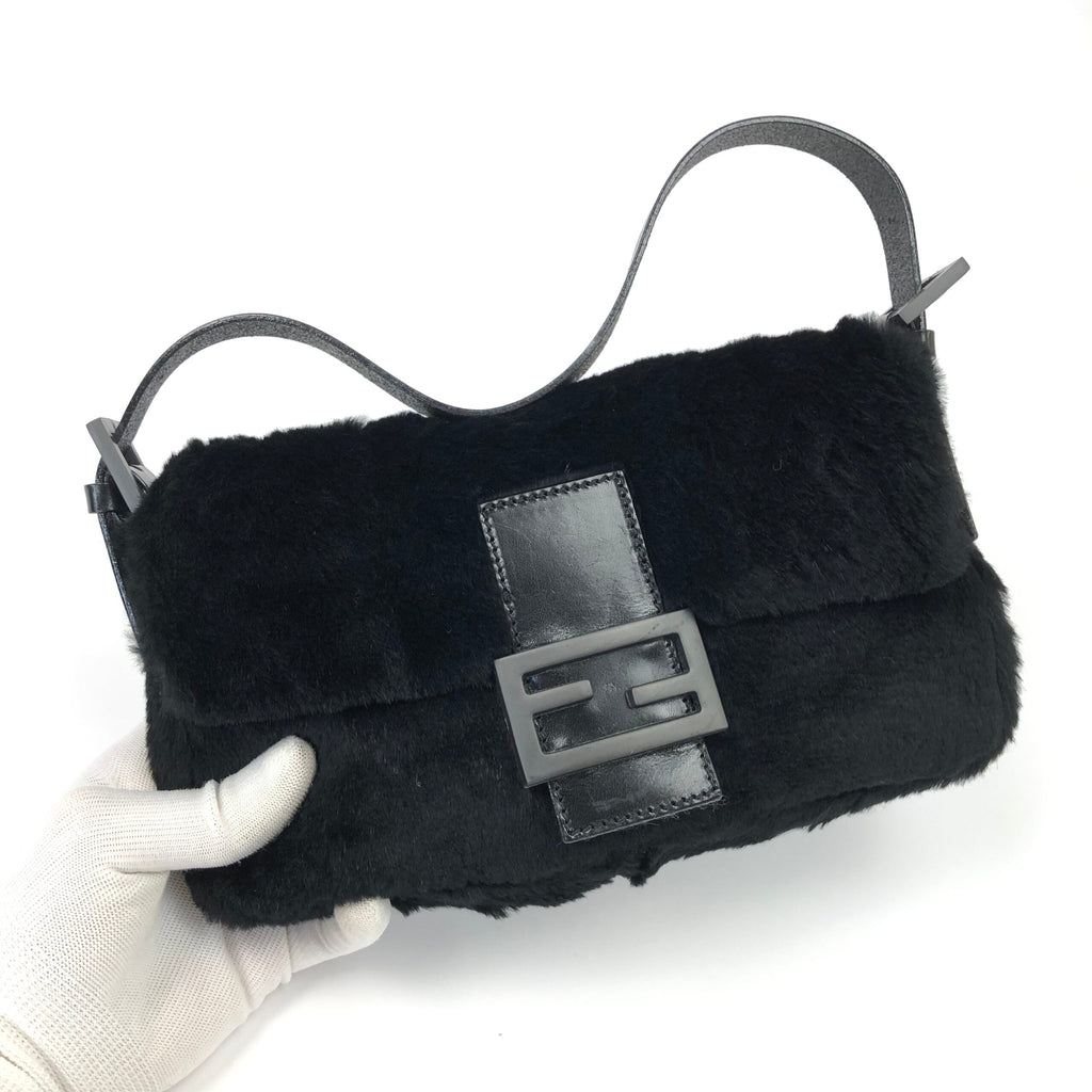 FENDI MINK FUR BAGUETTE BAG