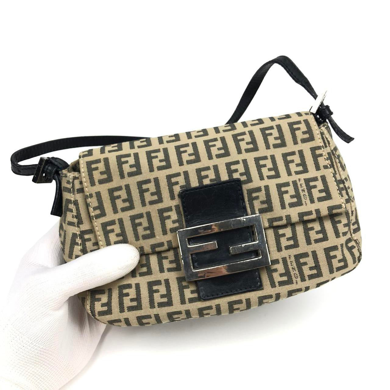 FENDI ZUCCA SHOULDER BAG