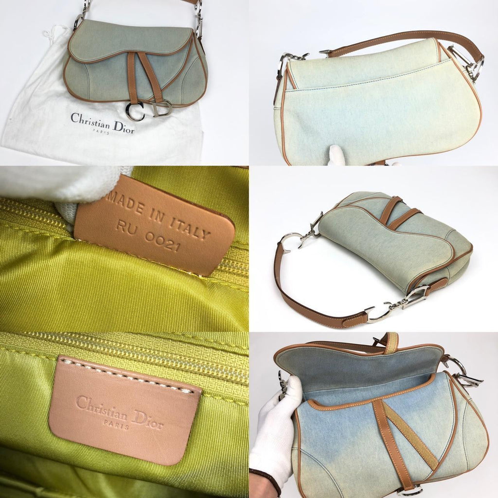 CHRISTIAN DIOR DOUBLE SADDLE BAG