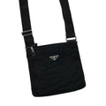 PRADA NYLON DOUBLE ZIP TESSUTO CROSSBODY BAG
