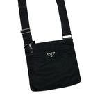 PRADA NYLON DOUBLE ZIP TESSUTO CROSSBODY BAG