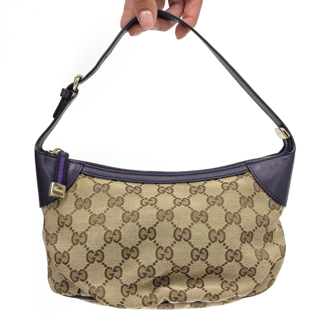 GUCCI MONOGRAM SHOULDER BAG